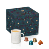 Nespresso Advent Calendar 2025 contains 24 coffee capsules for Nespresso and Vertuo machines with new and unique flavors,