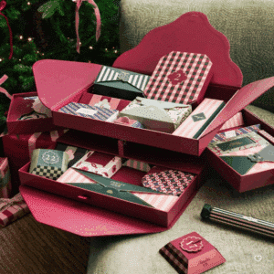 Papier Advent Calendar 2025 with 24 luxury stationery gifts including journals, pens and washi tapes, perfect for design lovers.