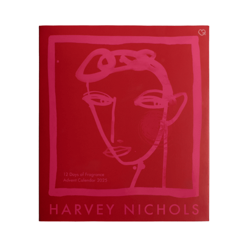 Harvey Fragrance Advent Calendar 2025 with 12 festive drawers unveiling 20 luxury perfumes from Creed, Kilian, Xerjoff and more, perfect for beauty lovers.