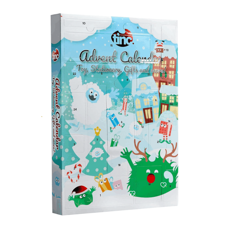 Tinc Stationery Advent Calendar 2025 is a limited edition packed with 24 individually selected stationery items for kids