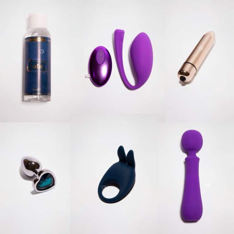 Six toys from the Ann Summers 12 Nights of Pleasure Advent Calendar 2026