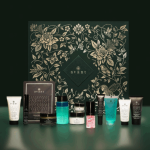 Avant Skincare Advent Calendar 2025 12-day journey into luxury beauty. Behind each carefully designed compartment are high-end skincare treatments, including serums and creams enriched with plant-based ingredients. Presented in an elegant format, this limited-edition calendar is designed for festive moments of self-care or as a thoughtful seasonal gift. The clean and structured design underlines its premium character while emphasizing a daily ritual of discovery.