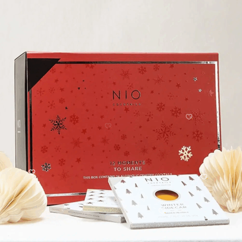 Nio Cocktails Advent Calendar 2025 contains 24 Cocktails curated by Patrick Pistolesi, our master mixologist and proprietor of the best rated cocktail bar in Italy.
