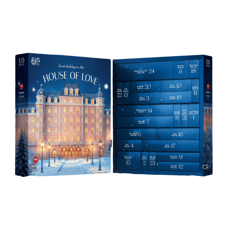 Satisfyer Deluxe Advent Calendar 2025 contains 24 adult products and accessories to explore BDSM, or simply achieve the best orgasm