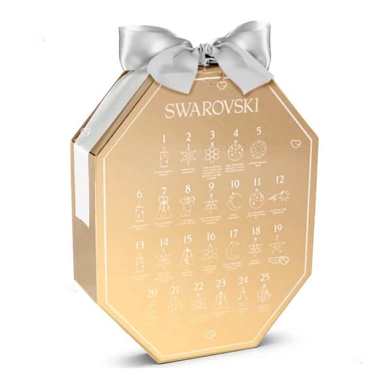 Swarovski Advent Calendar 2026, an advent calendar for women, box front printed with the 25 numbered crystal doors