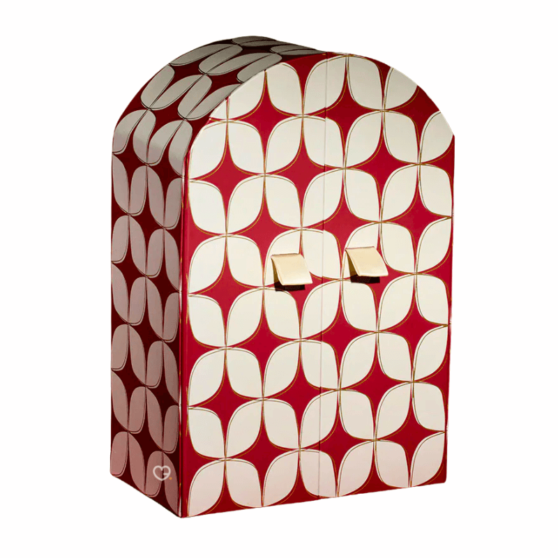 Astrid & Miyu - 12 day Advent Calendar 2025 in gold featuring 11 gold jewels and £50 voucher, perfect for style-conscious women.