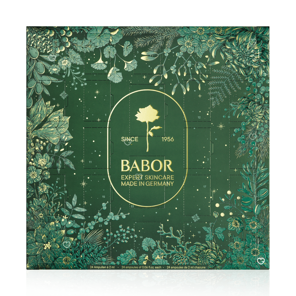 Babor Beauty Advent Calendar 2025 contains 24 perfectly coordinated ampoules for the face - for moisturising, regenerating and rejuvenating the skin.