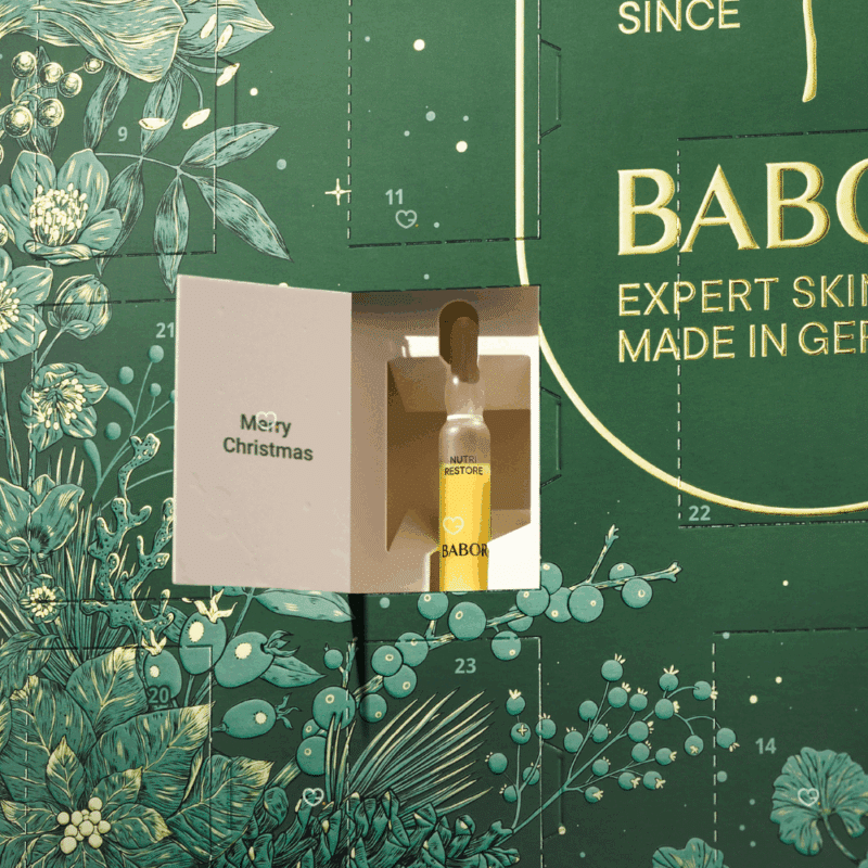 Babor Beauty Advent Calendar 2025 contains 24 perfectly coordinated ampoules for the face - for moisturising, regenerating and rejuvenating the skin.