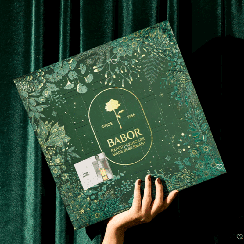 Babor Beauty Advent Calendar 2025 contains 24 perfectly coordinated ampoules for the face - for moisturising, regenerating and rejuvenating the skin.