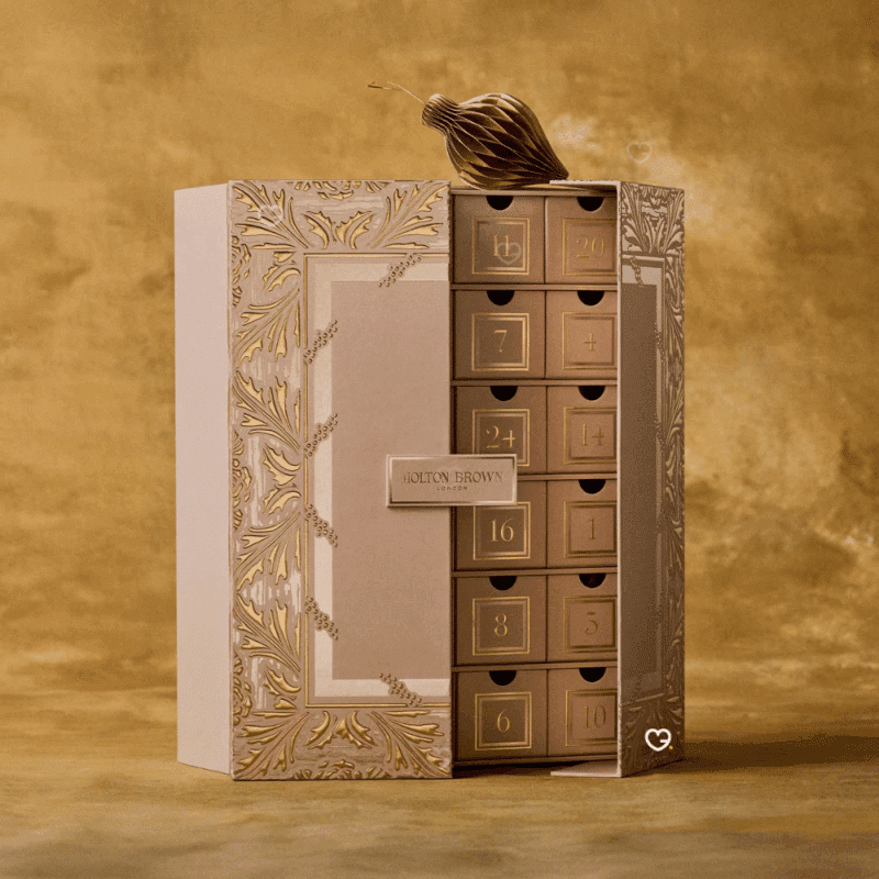 molton brown advent calendar 2025 beauty with 24 fragrant luxuries hiding behind