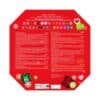 NYX Bling Box 2026 back panel listing the 24 products in the calendar
