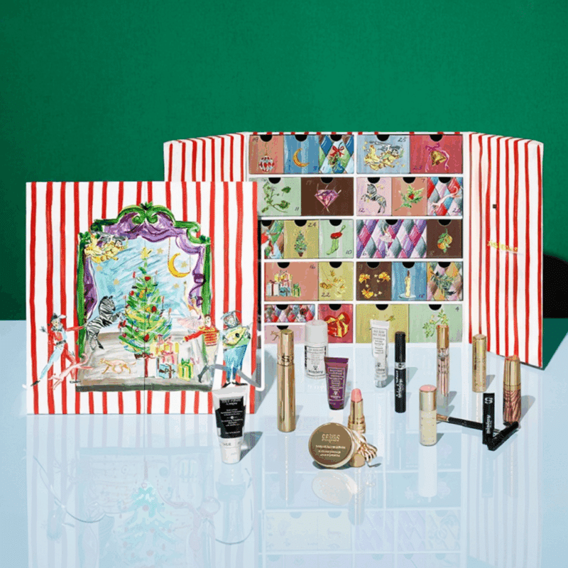 2025 Sisley Advent calendar 25 boxes containing luxurious beauty products : skincare, makeup, and haircare