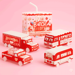 PLouise Beauty Advent Calendar 2025 comes in a stunning, pink train-themed design, packed with an exclusive selection of makeup products