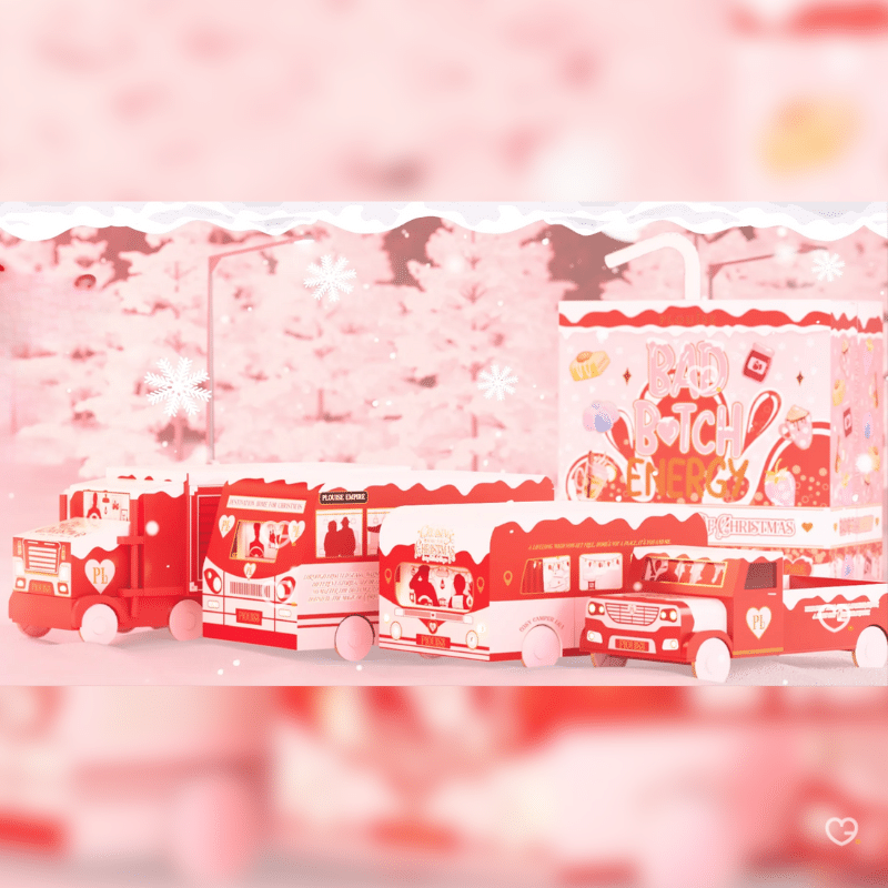 PLouise Beauty Advent Calendar 2025 comes in a stunning, pink train-themed design, packed with an exclusive selection of makeup products
