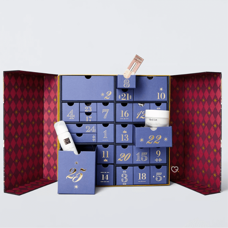 John Lewis Beauty Advent Calendar 2025 featuring 36 luxury skincare, makeup and fragrance minis from Le Labo, Fenty Beauty and more for beauty lovers.
