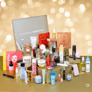 Sephora Advent Calendar 2025. featuring 41 exclusive skin, makeup and fragrance products including MAC, Drunk Elephant, Medik8