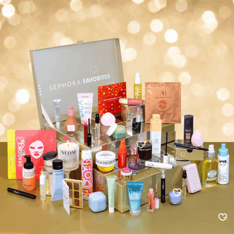 Sephora Advent Calendar 2025. featuring 41 exclusive skin, makeup and fragrance products including MAC, Drunk Elephant, Medik8