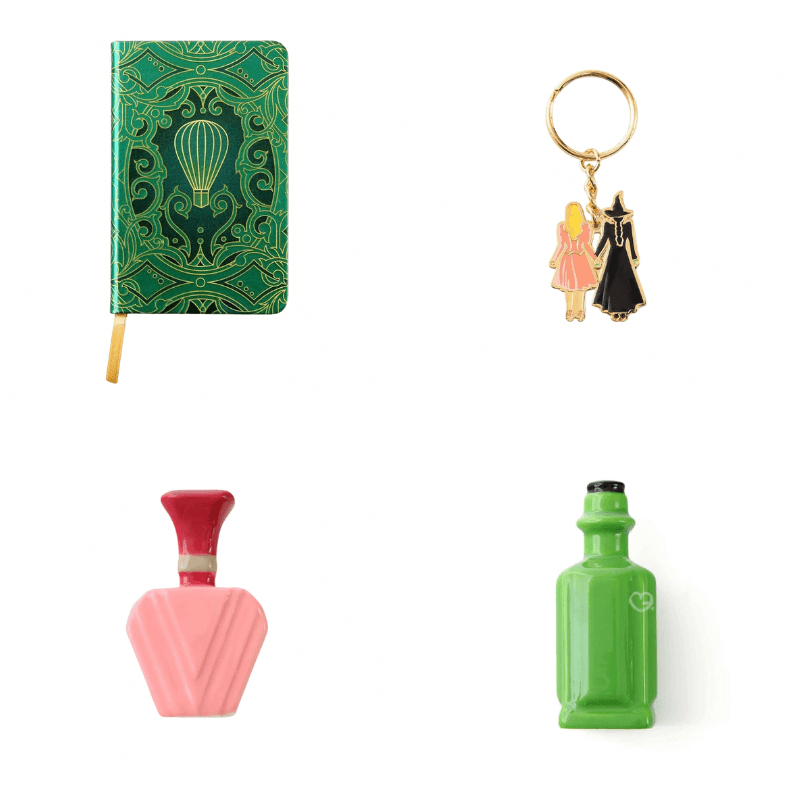 Wicked Premium Advent Calendar 2025 with 12 exclusive collectibles like salt and pepper set, pen, notebook and bookmark, perfect for adult fans and gift giving.