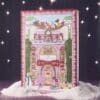Anthropologie 24 Days of Beauty advent calendar 2026, closed box against a festive background