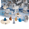 Star Wars MicroForce Advent Calendar 2025 with 18 mini characters, 6 vehicles, and fold-out snowy playset, perfect for kids and gift-givers.