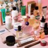 Fortnum and Mason Beauty Advent Calendar 2026 flat lay of all 25 beauty products