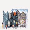 Full contents of the Liberty Beauty Advent Calendar 2026 with numbered drawers open