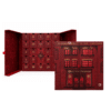 Neal's Yard Remedies 2026 advent calendar open at an angle showing filled drawers