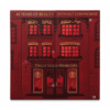 Neal's Yard Remedies 2026 advent calendar closed, front panel with Covent Garden flagship illustration