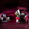 Niche Beauty Advent Calendar 2026 lifestyle shot with burgundy box and beauty products