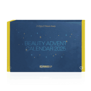 Selfridges advent calendar 2025 includes 33 beauty and makeup products housed in blue box