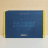 Selfridges advent calendar 2025 includes 33 beauty and makeup products housed in blue box