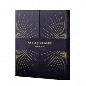 Astley Clarke Advent Calendar 2025, a 12-day limited-edition luxury jewellery set with 18ct yellow-gold vermeil and sterling-silver pieces for style-conscious women.