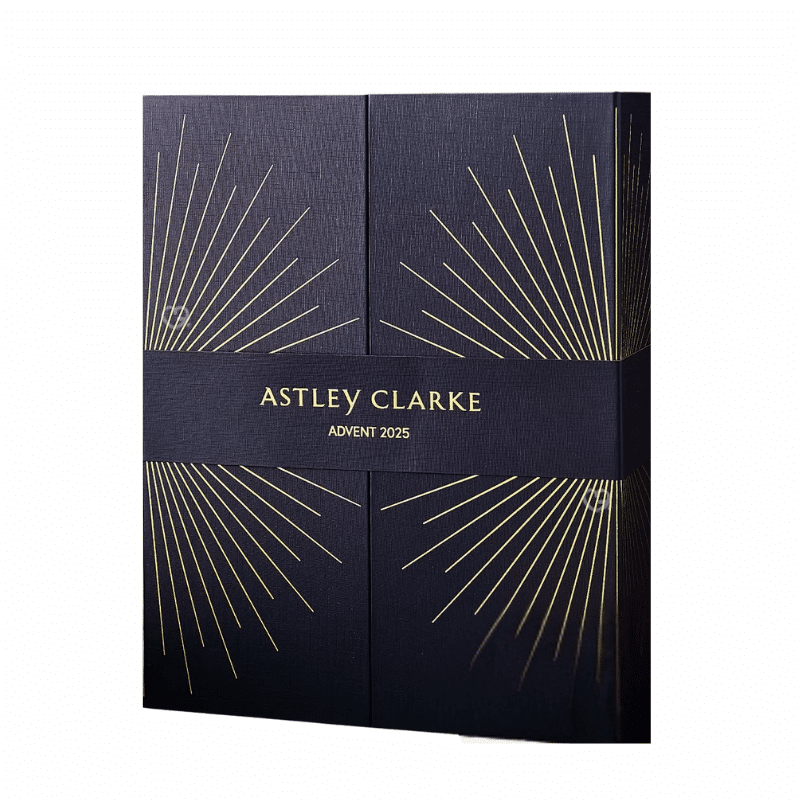 Astley Clarke Advent Calendar 2025, a 12-day limited-edition luxury jewellery set with 18ct yellow-gold vermeil and sterling-silver pieces for style-conscious women.
