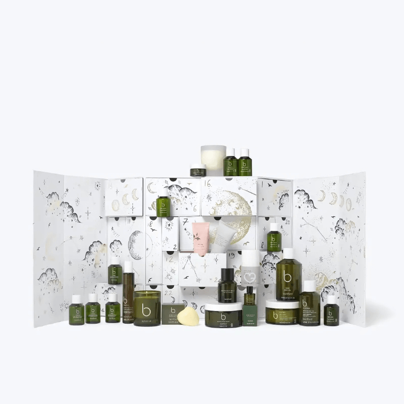 BamFord Advent Calendar 2025 with 24 luxury bath, body care, skincare and home fragrance treats for beauty and wellness enthusiasts.