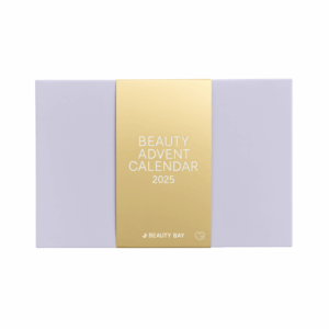 Beauty Bay Advent Calendar 2025 limited edition with 23 full-size and 4 mini makeup, skincare, haircare, and body care treats for beauty enthusiasts.