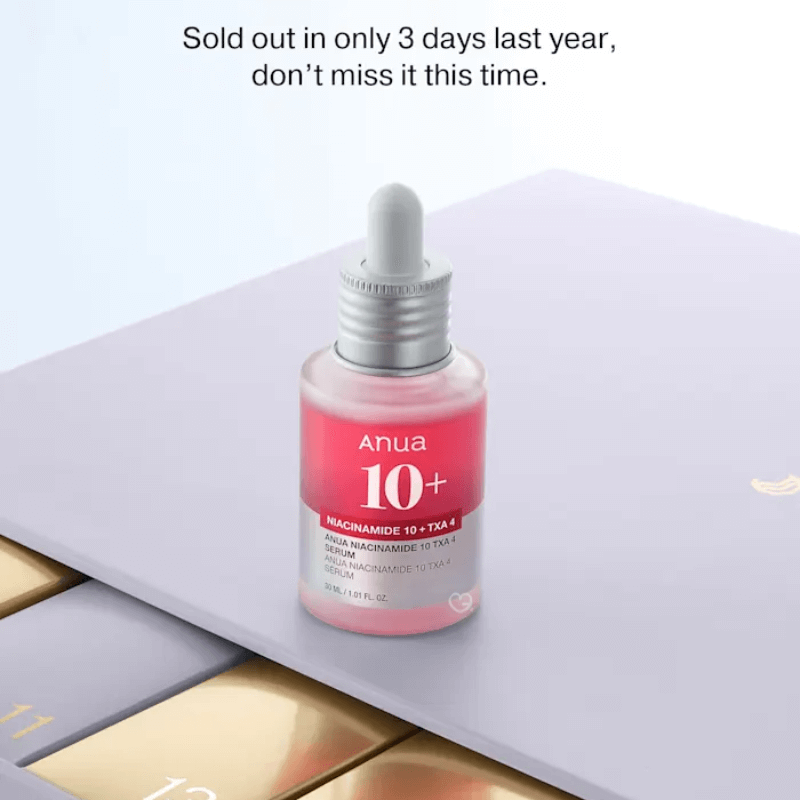Beauty Bay Advent Calendar 2025 limited edition with 23 full-size and 4 mini makeup, skincare, haircare, and body care treats for beauty enthusiasts.