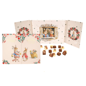 Charbonnel et Walker Advent Calendar 2025 features 210g of delicious milk and white chocolate truffles, adorned with Peter Rabbit illustrations.