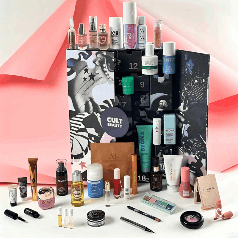 Cult beauty Advent Calendar 2025 ! Worth over £1100, this 41-piece edit of beauty heroes including best beauty brand like ESPA, Charlotte Tilbury and Shiseido