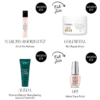 ELLE Beauty 2025 advent calendar presented in a red box with designs by Chopova Lowena and containing beauty products.