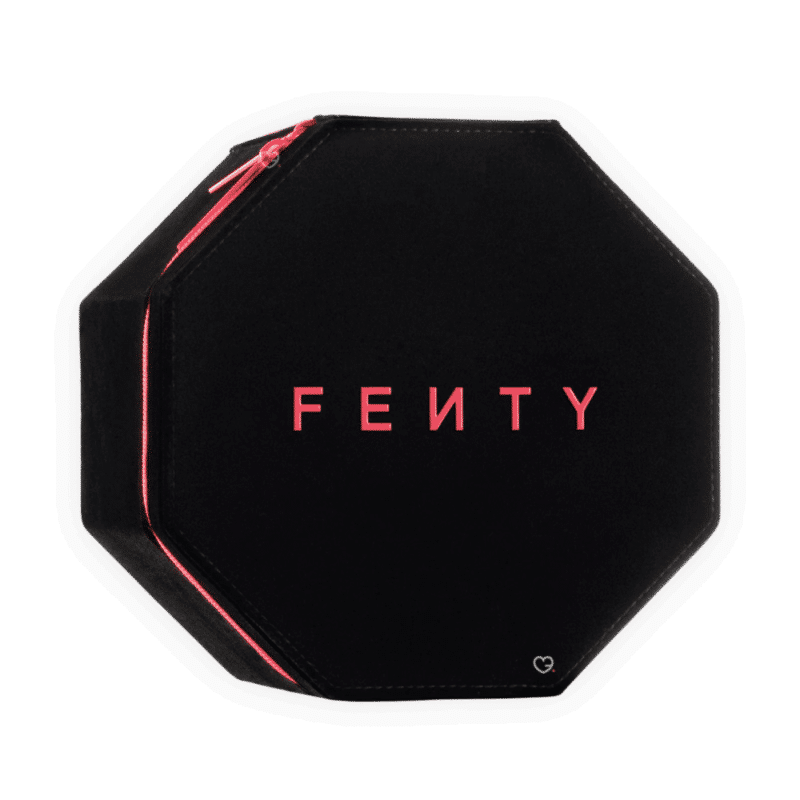 Fenty Beauty Advent Calendar 2025 with 12 mini and full-size makeup and skincare treats in festive gift packaging.