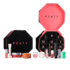 Fenty Beauty Advent Calendar 2025 with 12 mini and full-size makeup and skincare treats in festive gift packaging.