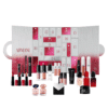 Giorgio Armani Advent Calendar 2025 with 24 luxury beauty surprises including perfumes, makeup, skincare and mirror, perfect for style-conscious women.