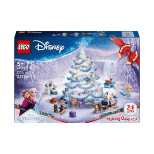Lego Disney (43273) Advent Calendar 2025 with 24 mini builds, 5 Frozen figurines and a festive board game for kids and collectors.