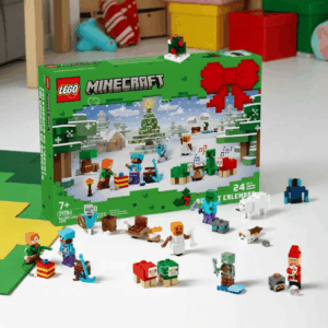 Lego Minecraft (21280) Advent Calendar 2025 with 24 festive builds, 300 pieces and holiday minifigures for kids and collectors.