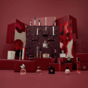 Lookfantastic Fragrance Advent Calendar 2025 in festive red holds 25 luxury minis from YSL, Marc Jacobs, Givenchy and more for beauty lovers.