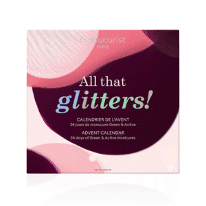Manucurist Advent Calendar 2025 in festive gold box with 24 vegan nail polishes, care treatments and tools.