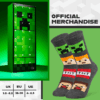 Minecraft Socks Advent Calendar 2025 with 24 colourful Minecraft-themed sock pairs, festive Christmas gift for kids, teens and gaming fans.