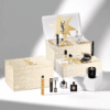 YSL Beauty Advent Calendar 2025 in red festive box with 24 luxury minis, full-size lipsticks, perfume and skincare.