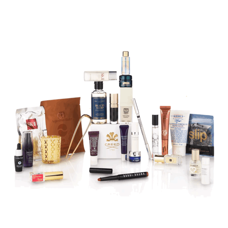 Bloomingdales Advent Calendar 2025 in red festive box with 27 luxury beauty treats from La Mer, Jo Malone and more.