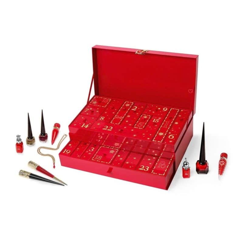 Christian Louboutin Advent Calendar 2026 open on a white background